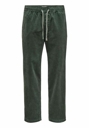 ONSFADE LOOSE STRING - Trousers - castor gray