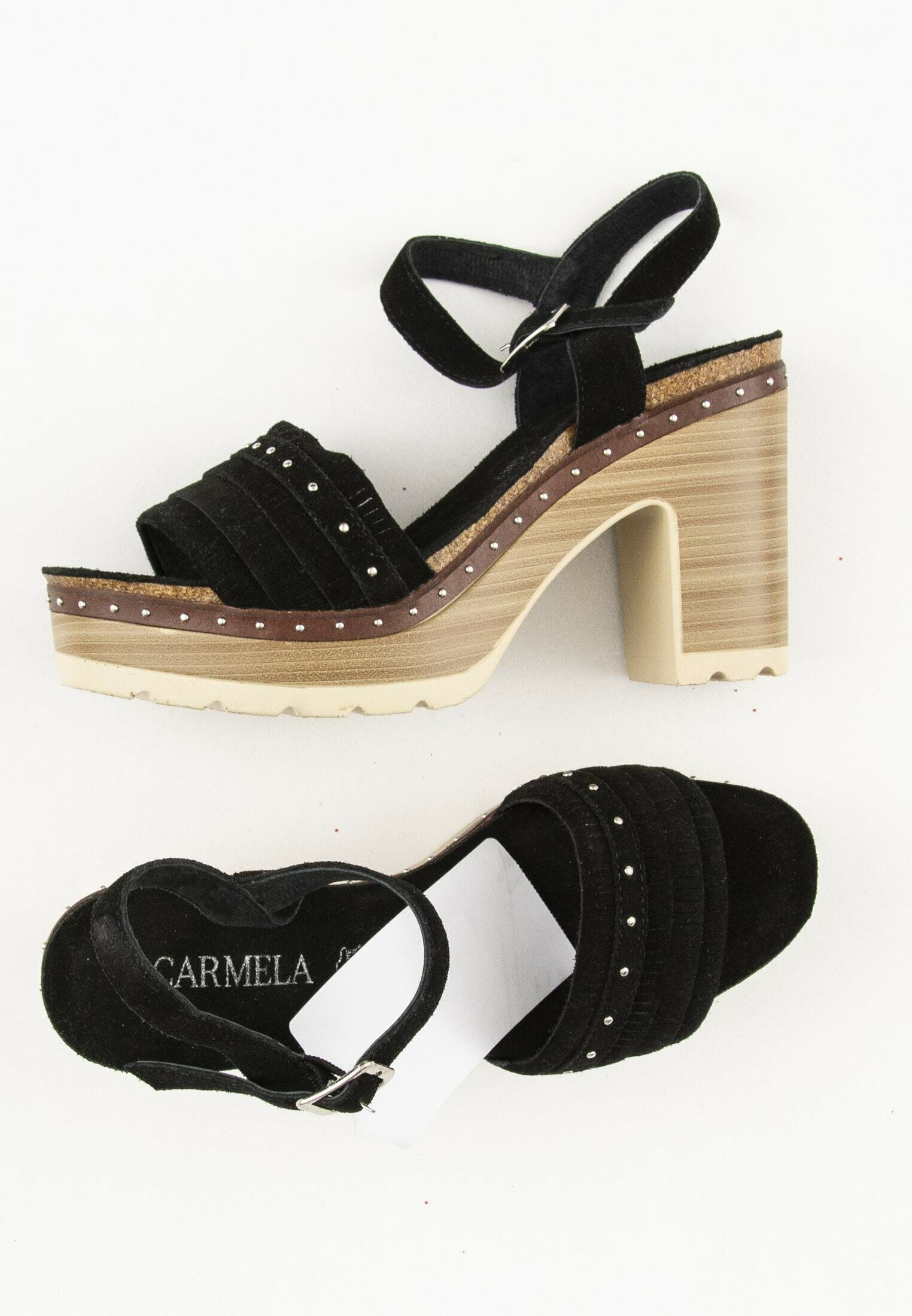Carmela Sandalias de tacón - black/negro - Zalando.es