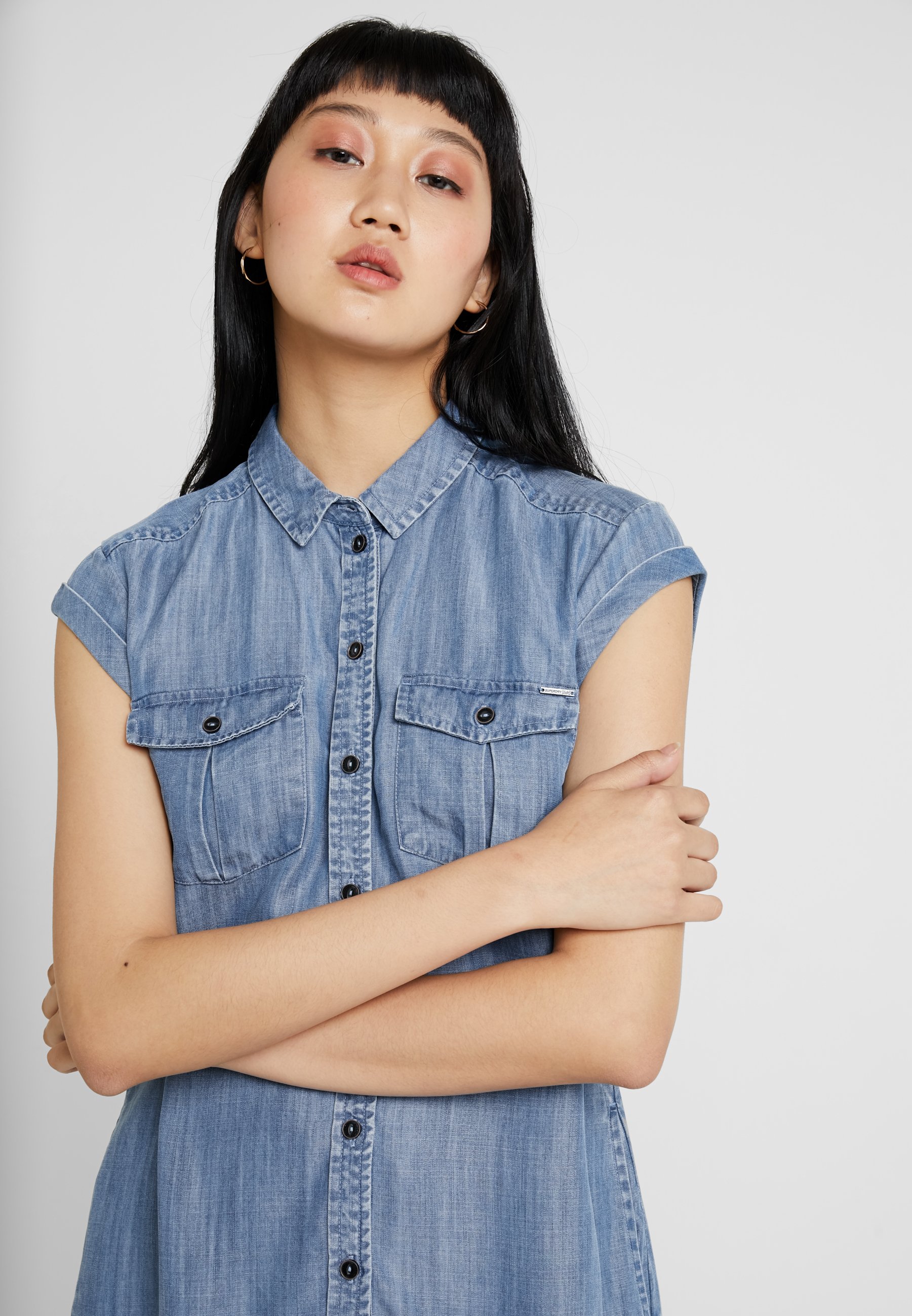superdry nina shirt dress