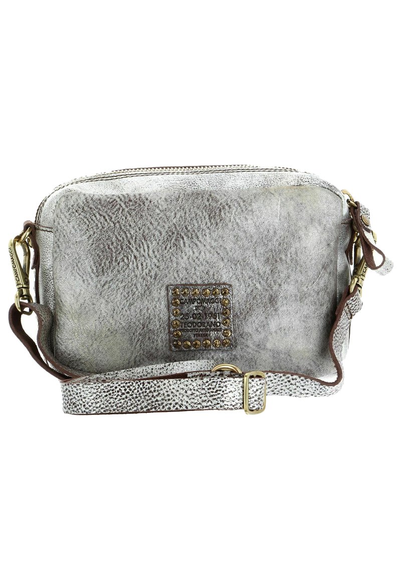 Damen Handtaschen | Campomaggi BOWLING Umhängetasche platino/silberfarben - ON95577 Damen Handtaschen | Campomaggi BOWLING Umhängetasche platino/silberfarben - ON95577