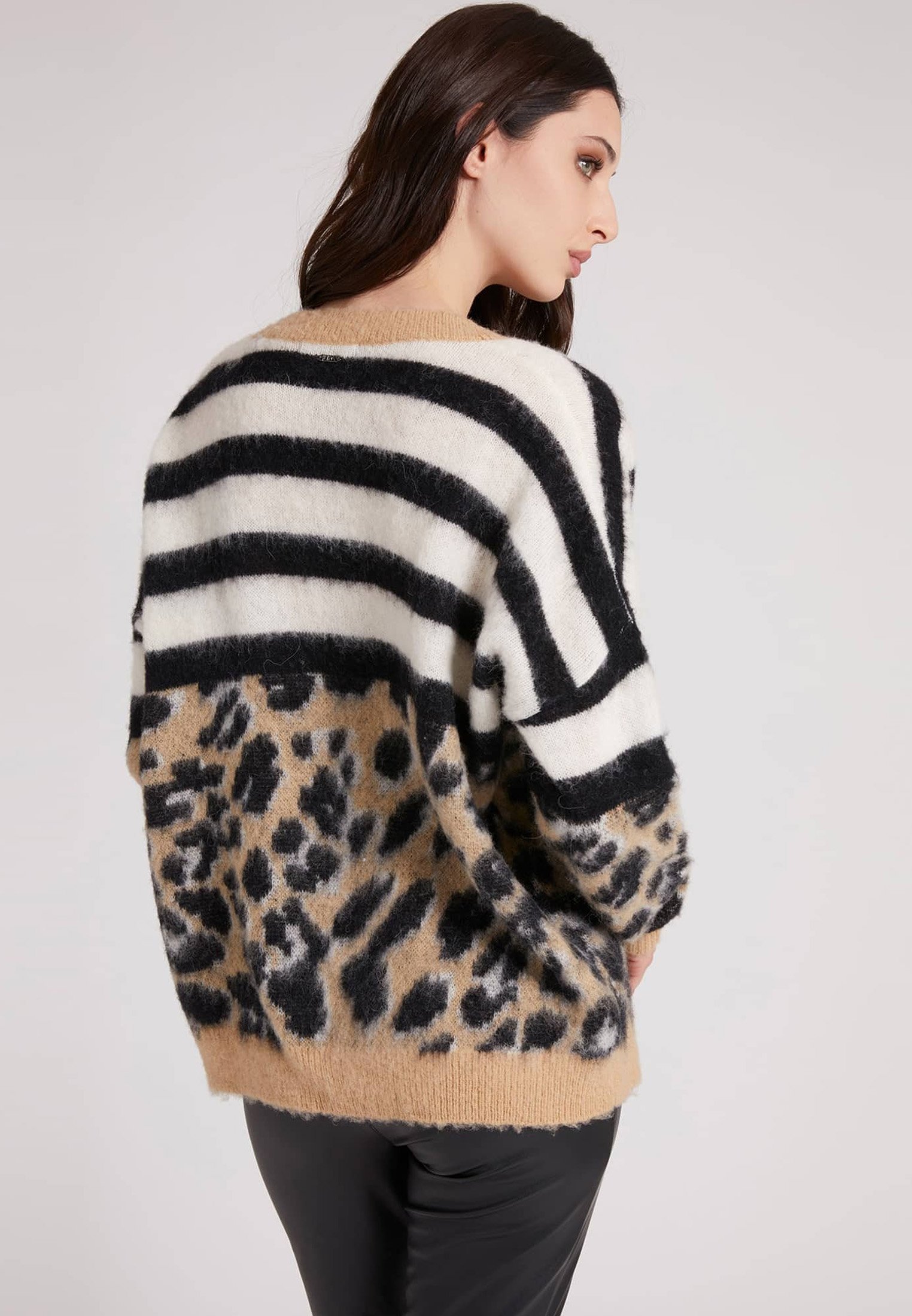 Guess Cardigan - mehrfarbig beige/multi 