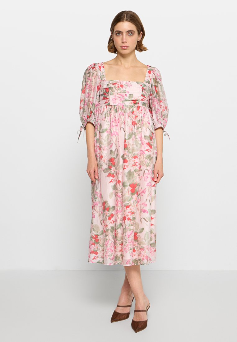 & Other Stories Maxi-jurk donkerroze