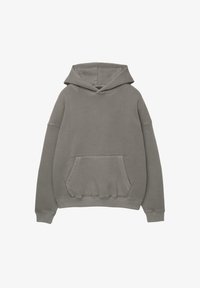 PULL&BEAR BOXY - Felpa con cappuccio - grey/grigio PULL&BEAR BOXY - Felpa con cappuccio - grey/grigio