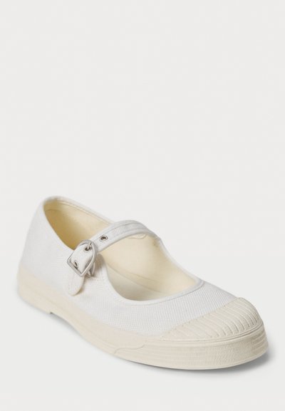 Polo Ralph Lauren CANVAS MARY JANE SNEAKER - Espadrilles - deckwash white