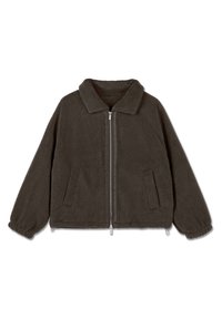 Giacca in pile - walnut brown