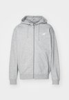 ESSENTIALS LOGO FULL ZIP - Sweatjacke - athletic grey