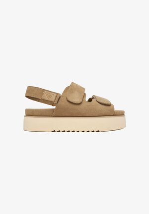 Roxy, ROXY SANDALS WOMEN'S BEIGE 5906751856680 - Sandalias con plataforma - beige