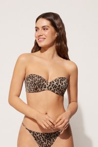 Tezenis BRIGHT LEOPARD - Top de bikini - stampa bright leopard