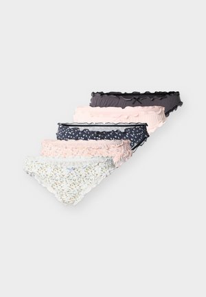 5 PACK - Perizoma - grey-blue/light pink/white/grey