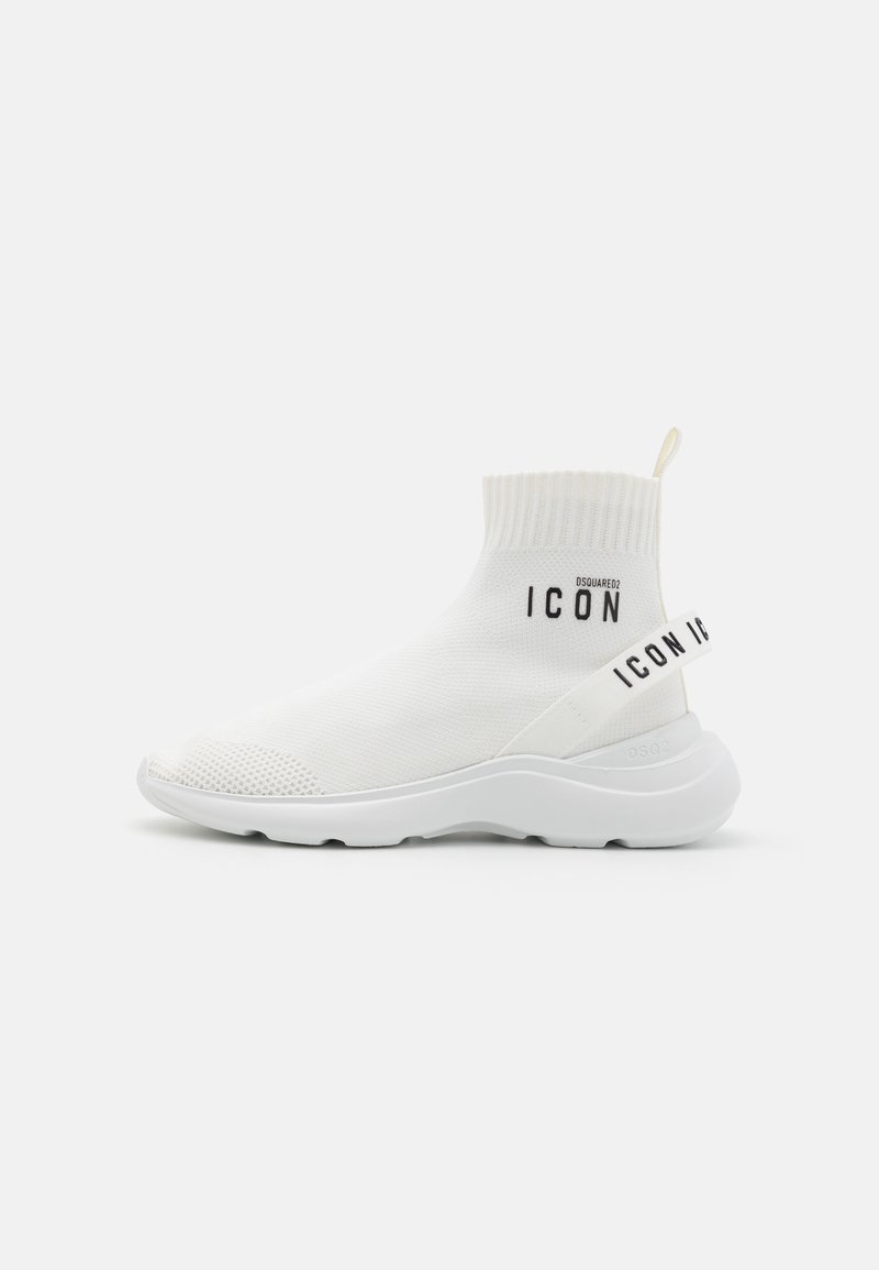 DSQUARED2 ICON High-top trainers - bianco/nero