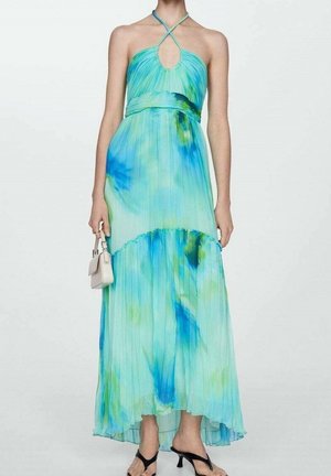 Robe longue - turquoise