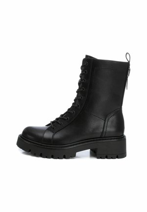 XTI Botines con plataforma - black