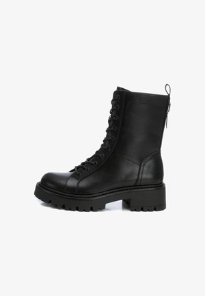 XTI Botines con plataforma - black