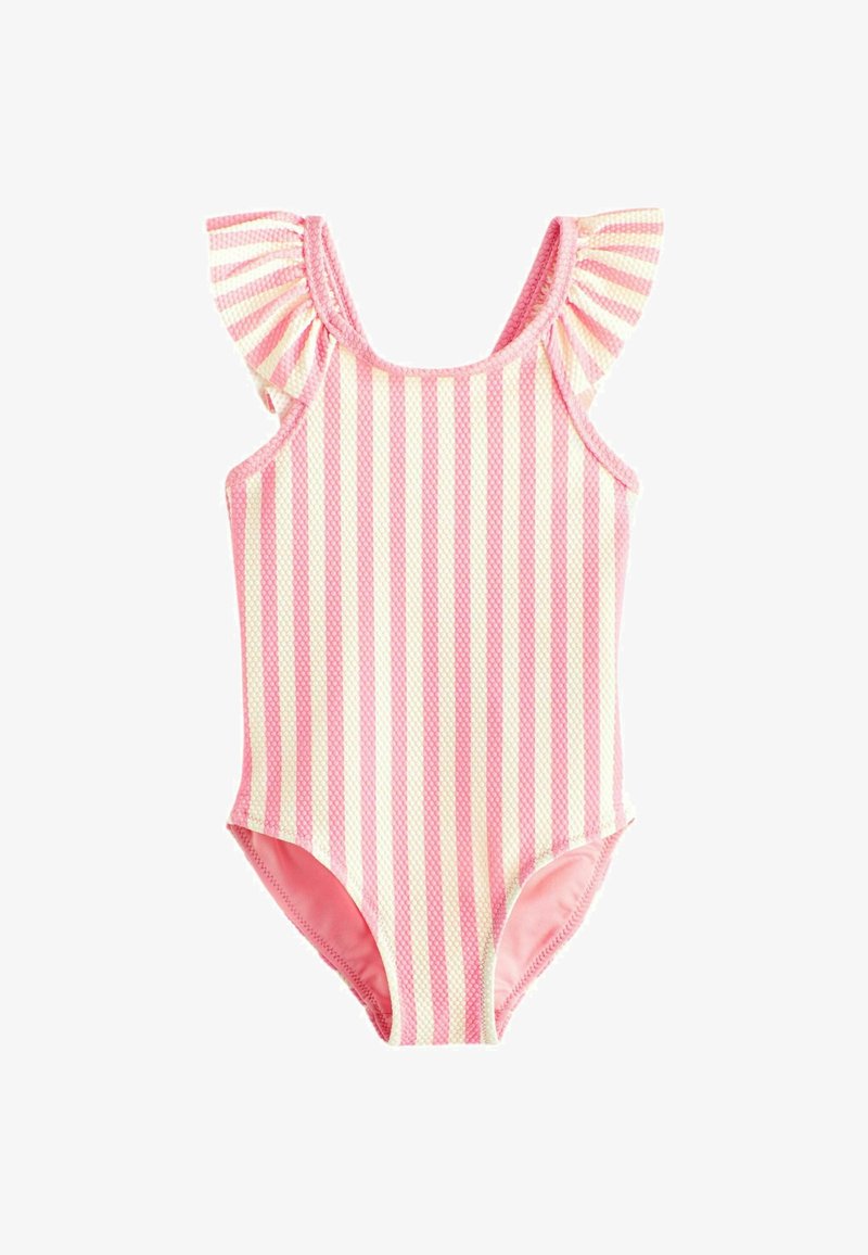 Next FRILL SLEEVE REGULAR FIT - Costum de baie - pink