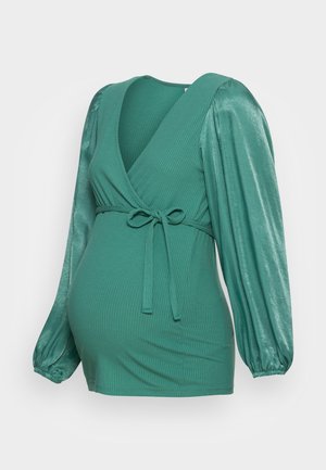 MAMALICIOUS LEANNE TESS - Μπλούζα με μακριά μανίκια - grün