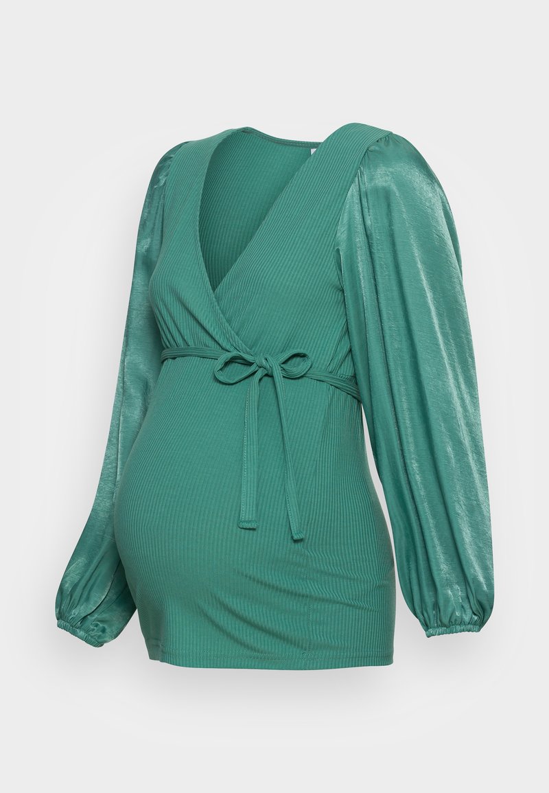 MAMALICIOUS LEANNE TESS - Μπλούζα με μακριά μανίκια - grün