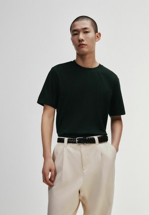 THE SET, 3 PACK - T-shirts basic - black navy