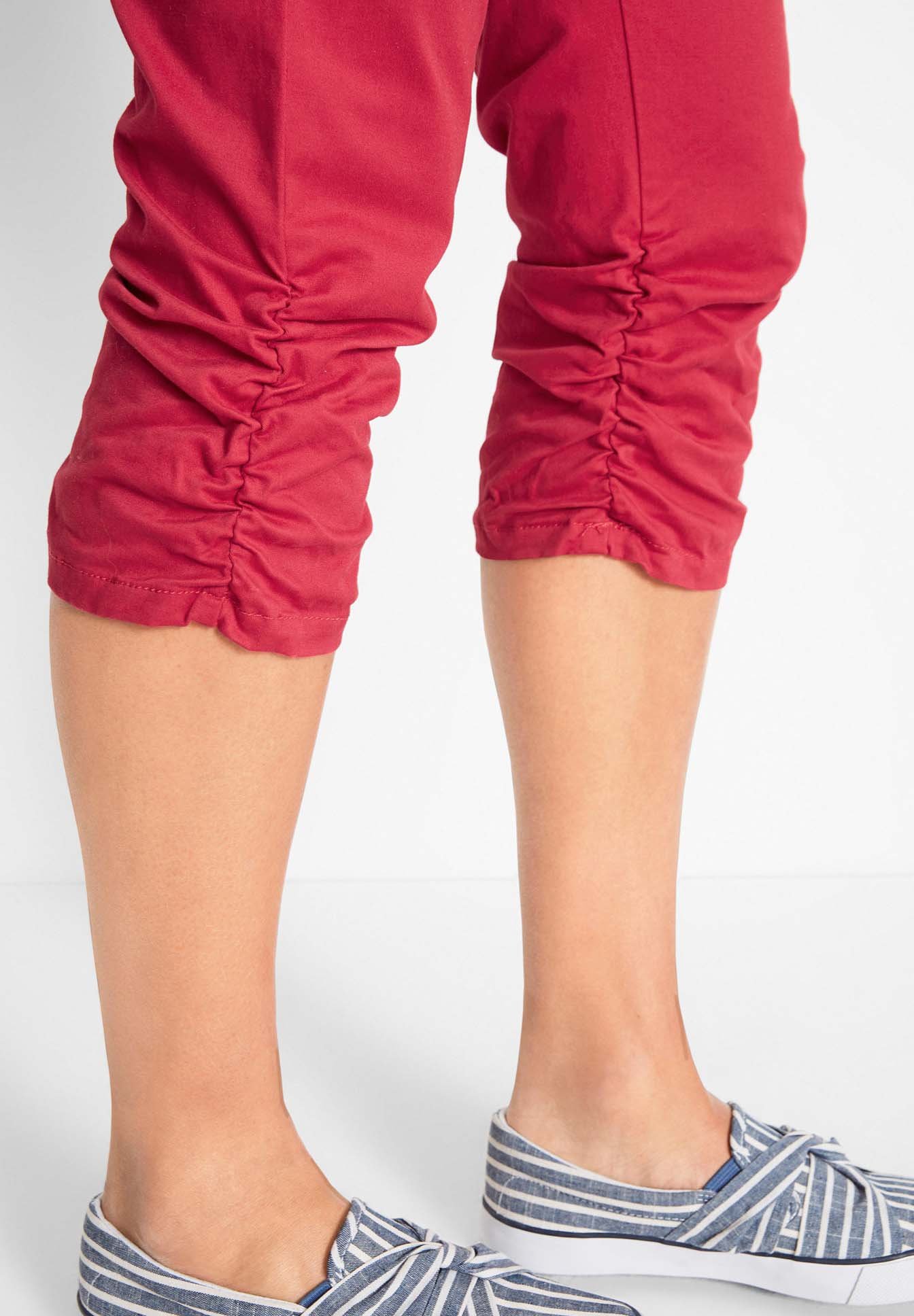 bonprix Pantaloni - rot/rosso scuro - Zalando