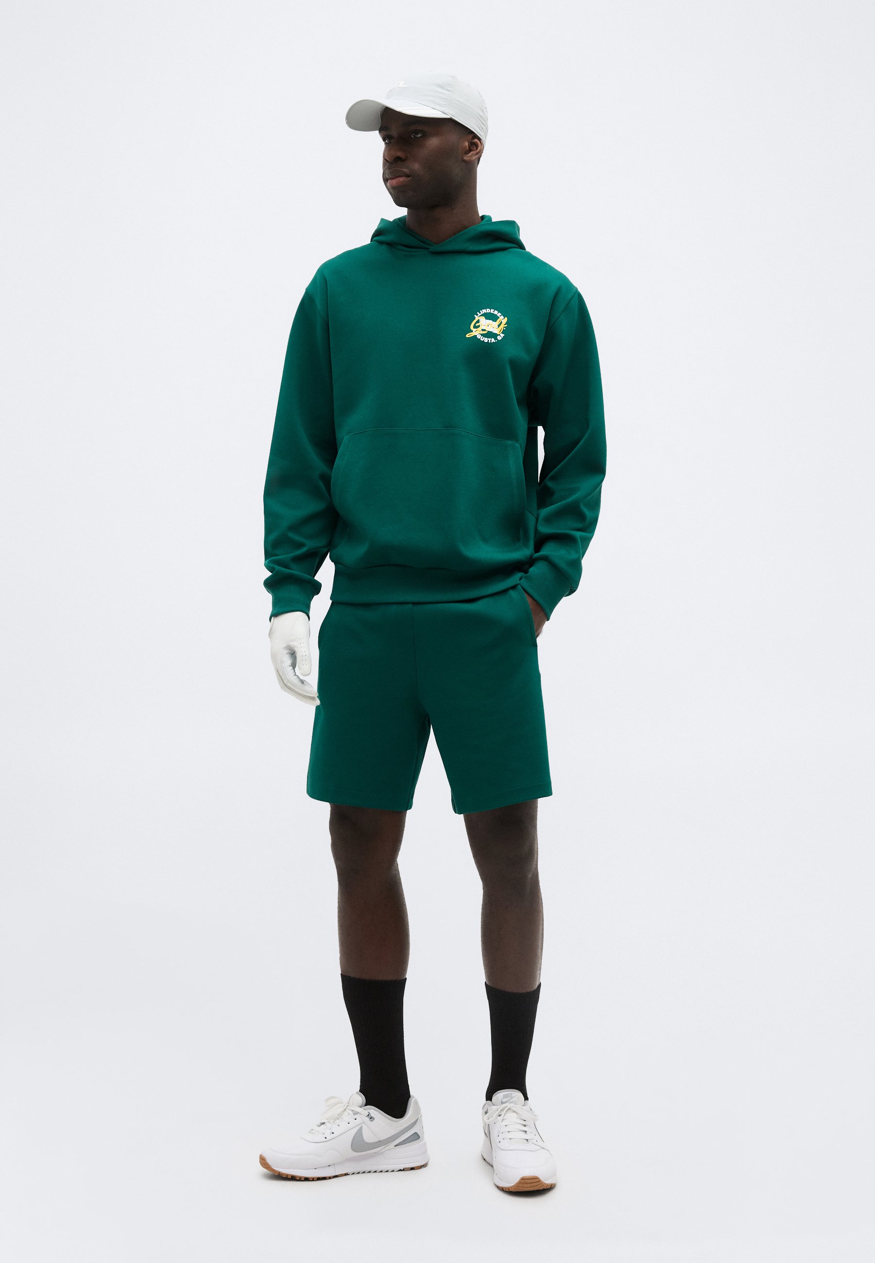 J.LINDEBERG Sports CLUB TOUR HOOD - Hoodie - forest biome
