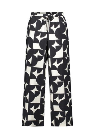 Betty & Co, MIT PRINT  - Pantalon classique - schwarz weiß