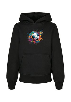FUSSBALL SPLASH - Hoodie - schwarz
