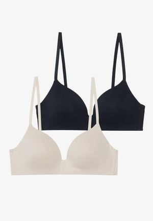 Anna Field by Zalando 2 PACK - T-shirt bra - black/nude