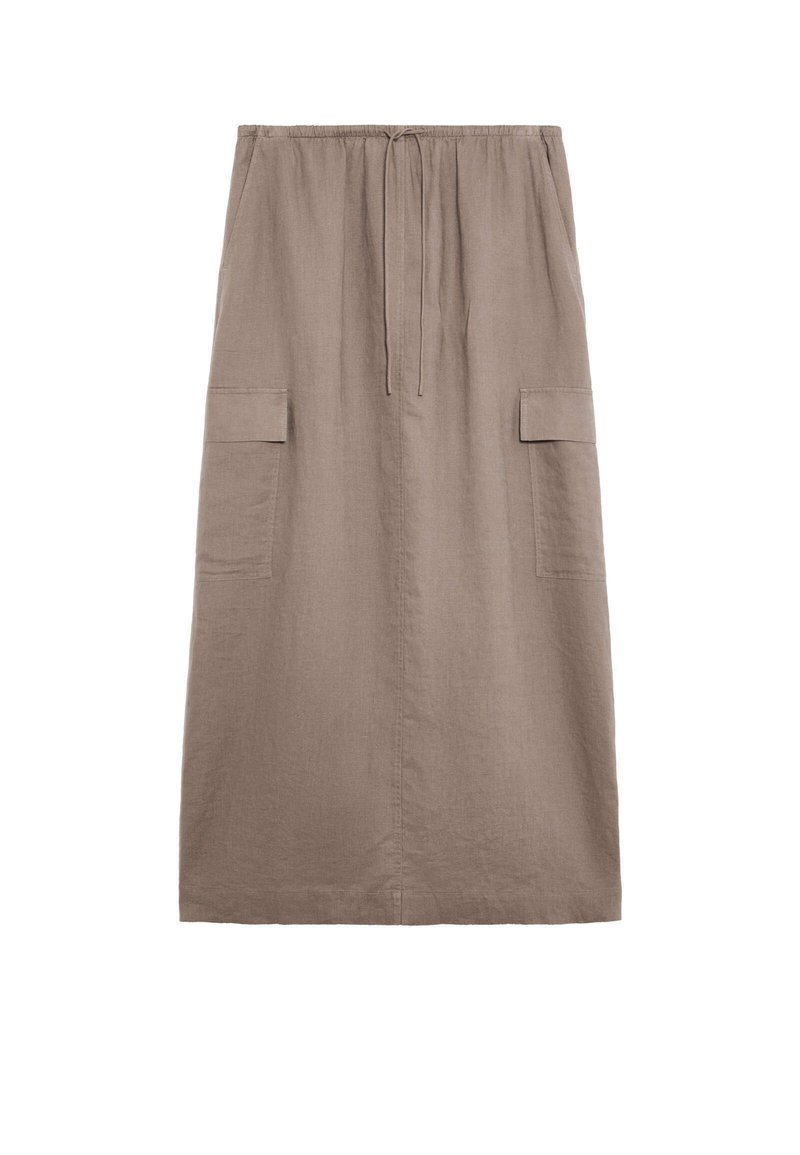 OYSHO Maxirok beige OYSHO Maxirok beige