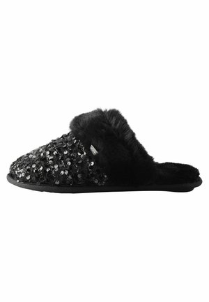 REGULAR FIT - SEQUIN  - Pantoffels - black