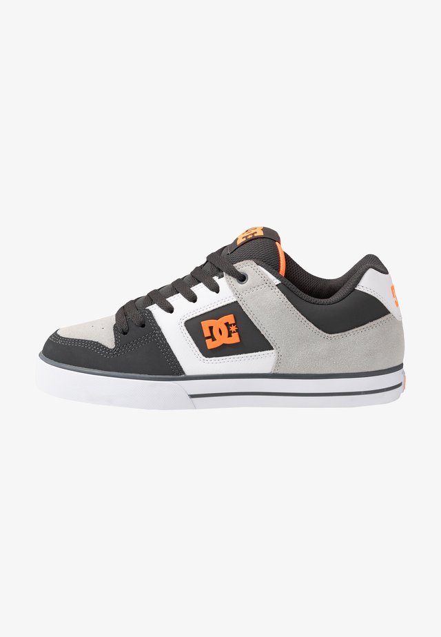 PURE - Skate shoes - dark grey/orange