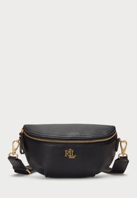 LEATHER MARCY BELT BAG - Soma ar siksnu pāri ķermenim - black