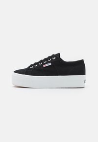 Superga - PLATFORM - Tenisky - black/white Miniatura obrázku 1