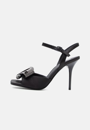 EVENING LOVY BOW - Sandály na vysokém podpatku - black