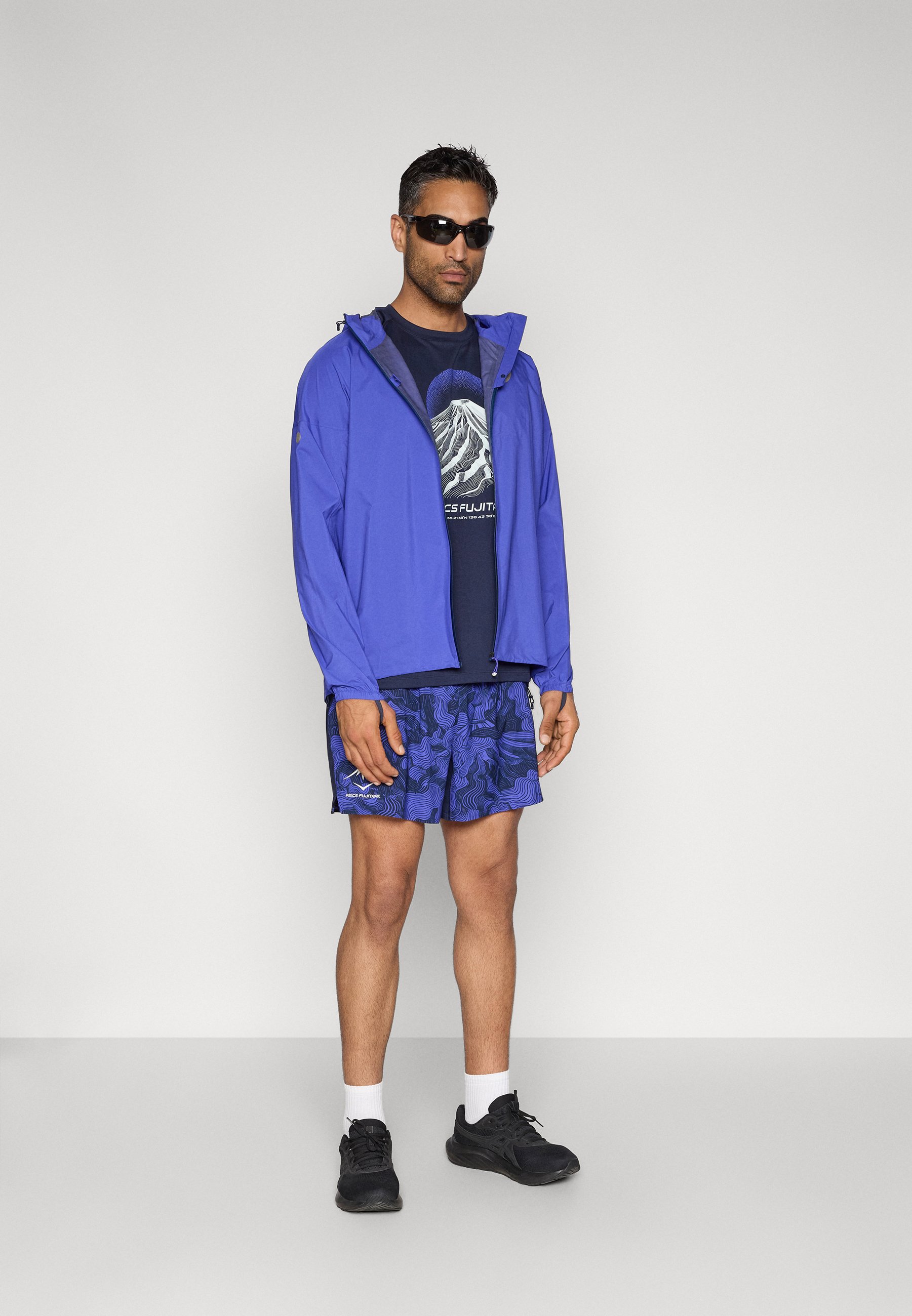 ASICS FUJITRAIL ELITE WATERPROOF JACKET - Windbreaker - blue