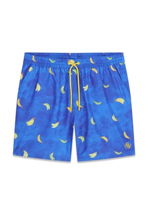Guess, BEDRUCKTE BADEHOSEN - Short de bain - blau