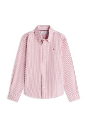 Tommy Hilfiger, FLAG OXFORD - Vapaa-ajan kauluspaita - red