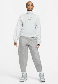 Nike Sportswear TOP AIR - Mikina - pure platinum flat pewter