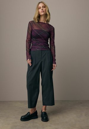 Next LONG SLEEVE RUCHED  - Ilgarankovis viršutinės dalies drabužis - purple tartan print