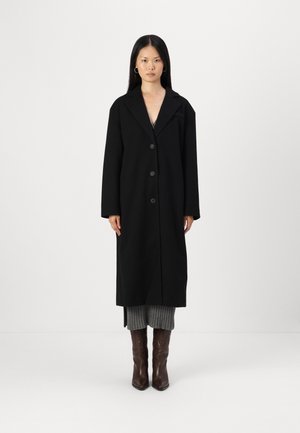 PCJULLE ULTRA LONG COAT CAMP  - Klasický kabát - black