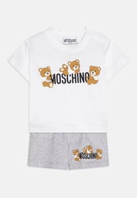 Moschino completo estivo neonato T-shirt e shorts celeste main image 1