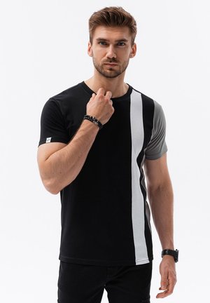 Ombre Camiseta estampada - black