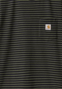 Carhartt WIP VERNER POCKET - Camiseta estampada - dark navy