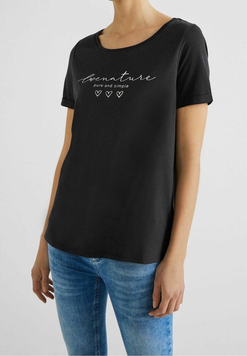 Street One - T-shirt imprimé - black, Agrandir