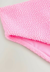 Next HIGH WAIST - Bikini apakšdaļas - neon pink crinkle