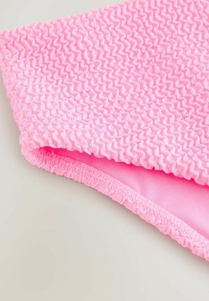 Next HIGH WAIST - Bikiniunderdel - neon pink crinkle