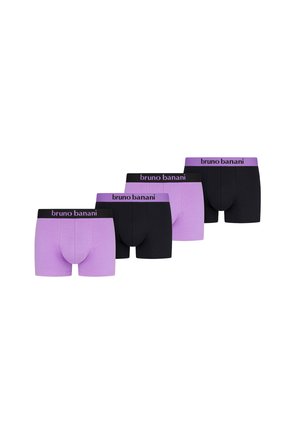 4ER PACK FLOWING RETRO - Boxerkalsong - lila   schwarz