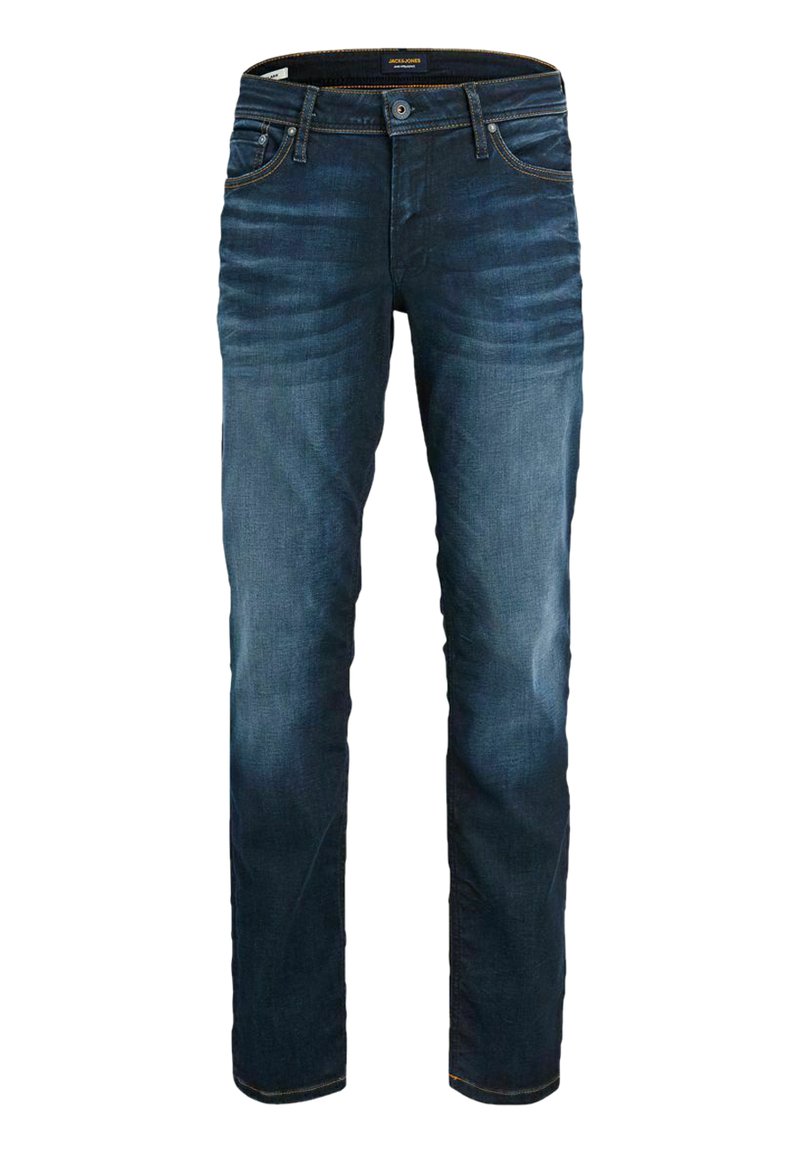 jack & jones Straight leg jeans donkerblauw jack & jones Straight leg jeans donkerblauw