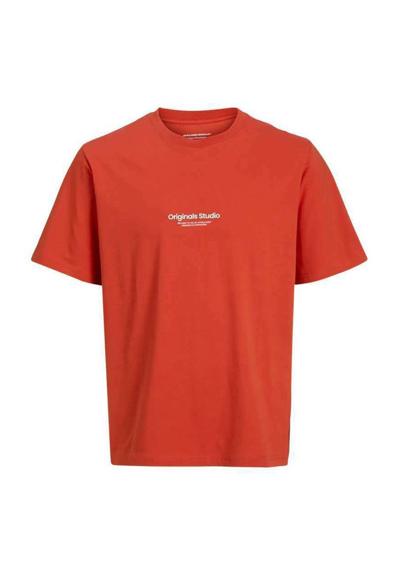 jack & jones T-shirt print oranje