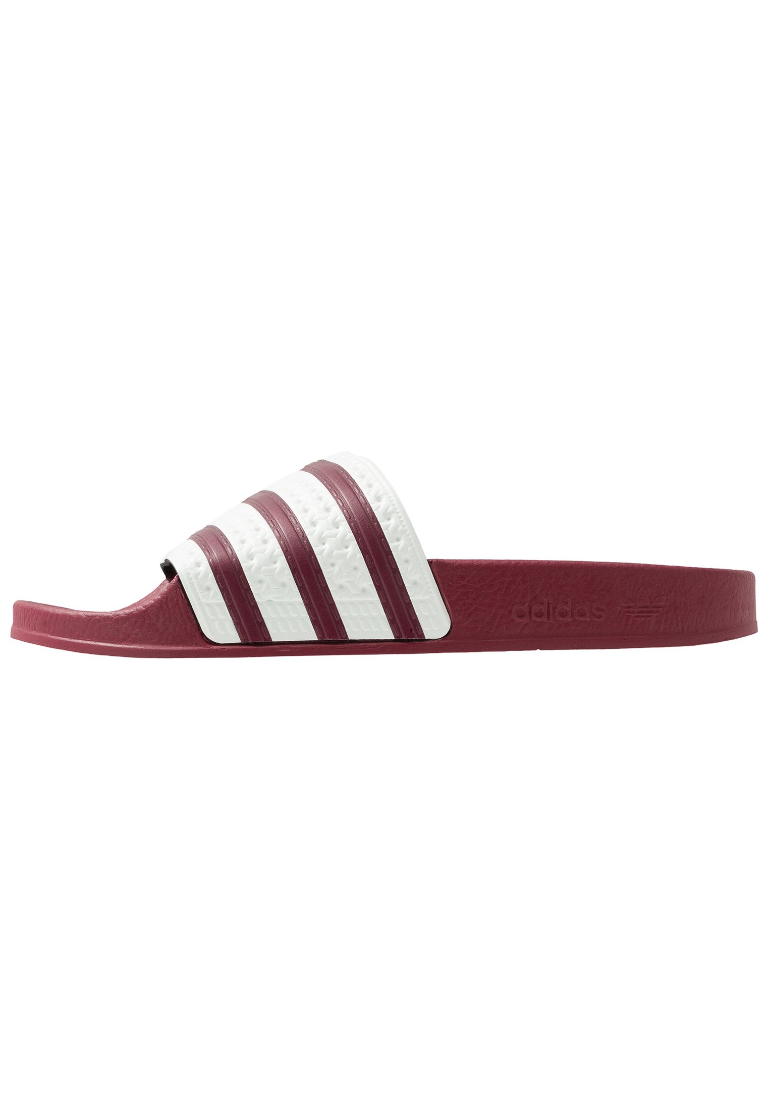 adilette burgundy offwhite