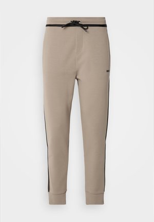 BOSS HADIKO TAPE - Tracksuit bottoms - light pastel green
