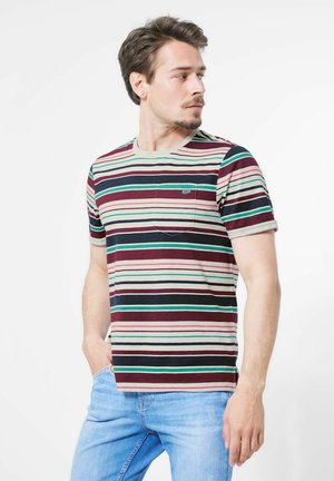 Print T-shirt - beige